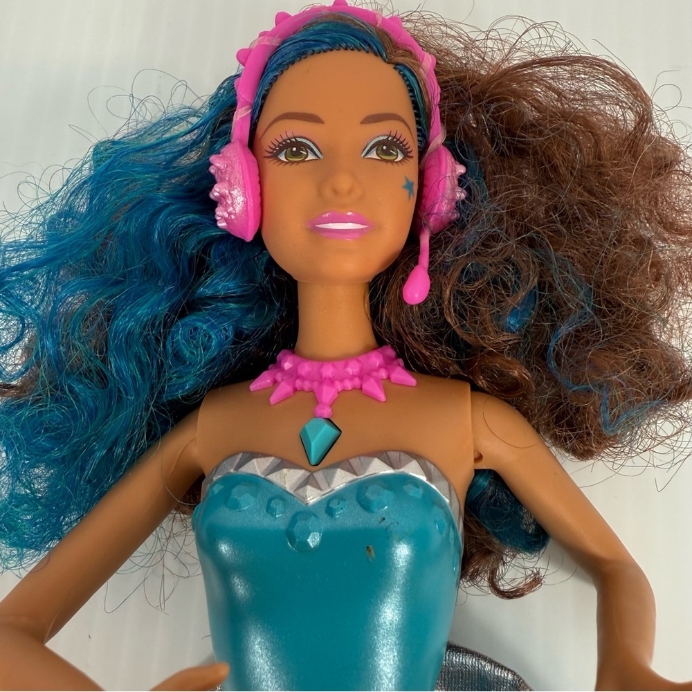 Barbie Rock N Royals Erika Singing Doll Mattel 2014 w/ Headphones Tested
